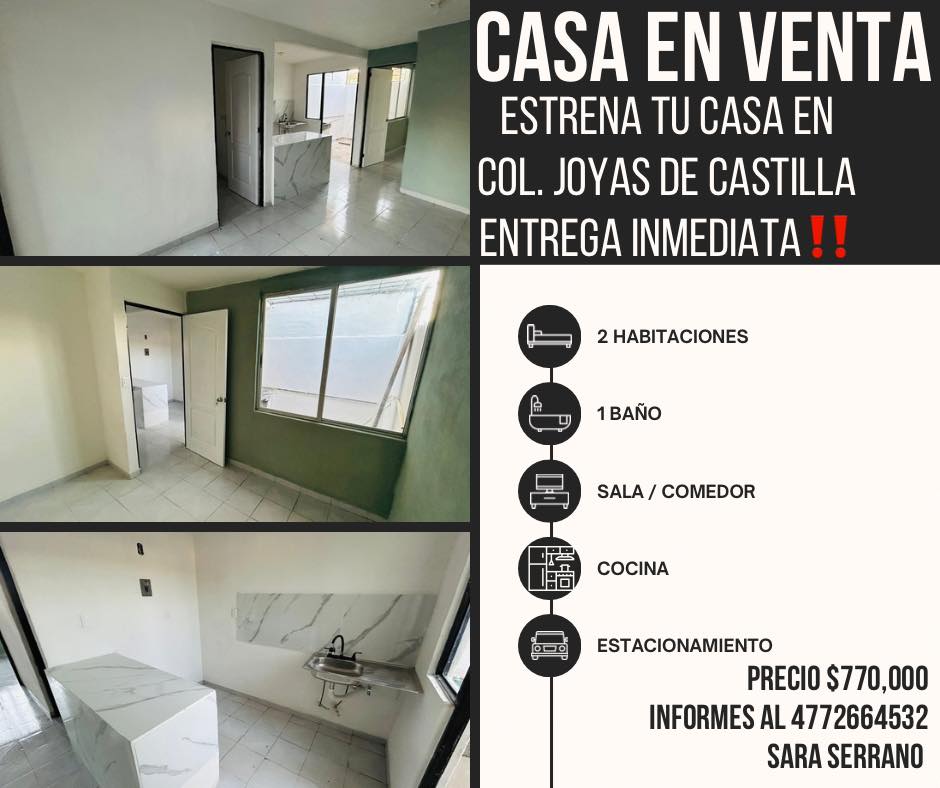 Casa en venta en Joyas de Castilla